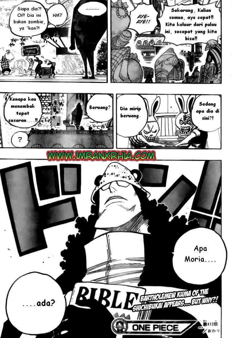 One Piece Chapter 472 Gambar 17