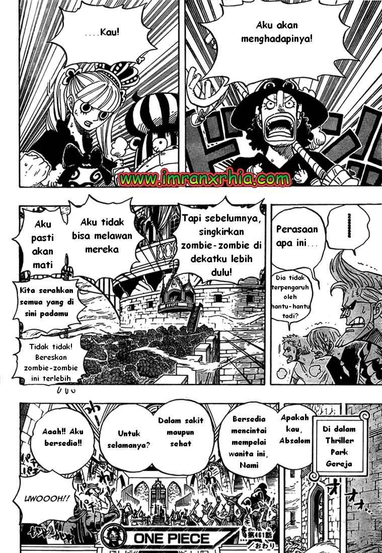 One Piece Chapter 461 Gambar 18