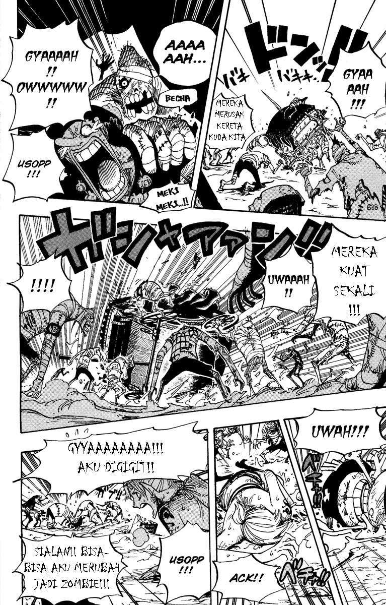 One Piece Chapter 445 Gambar 12