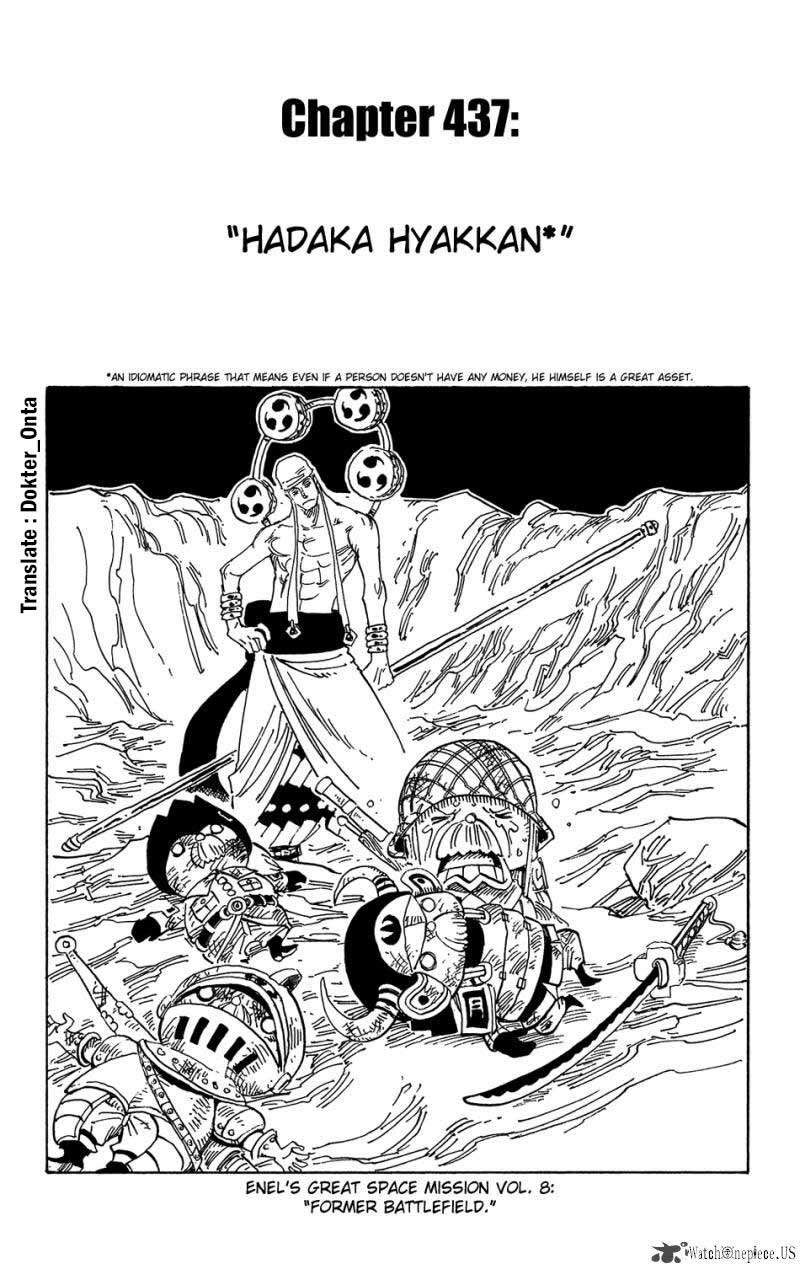 Baca Komik One Piece Chapter 437 Gambar 1