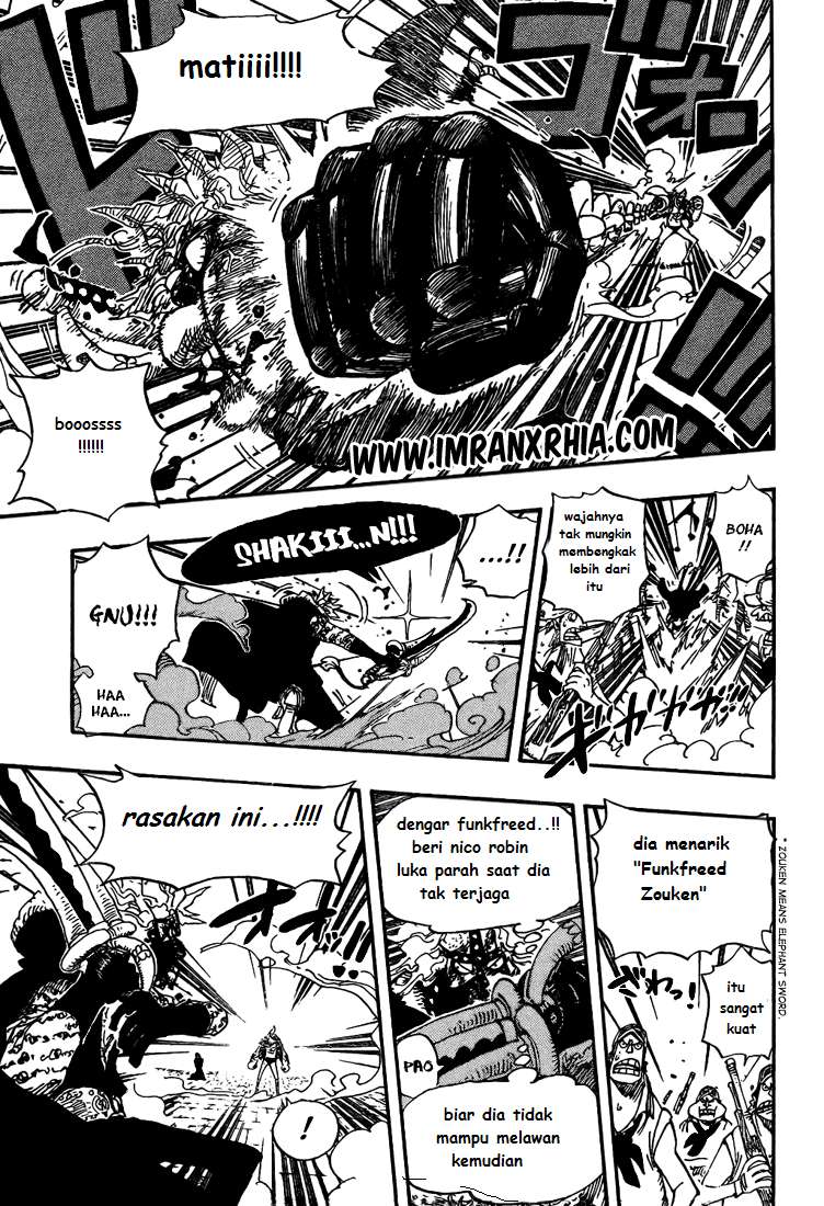 One Piece Chapter 423 Gambar 7