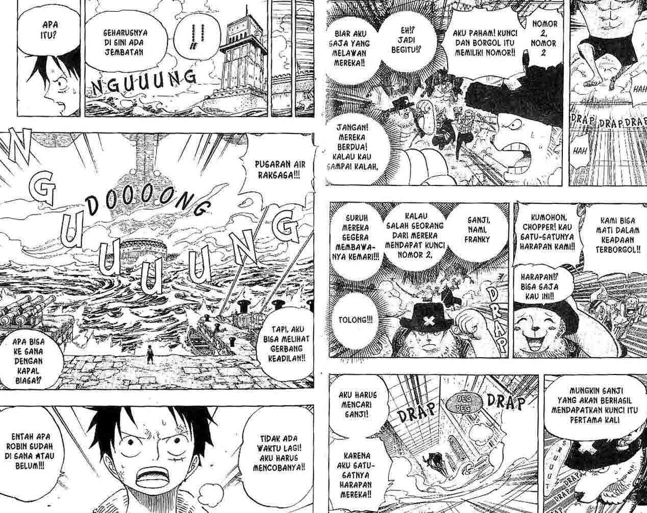 One Piece Chapter 402 Gambar 8