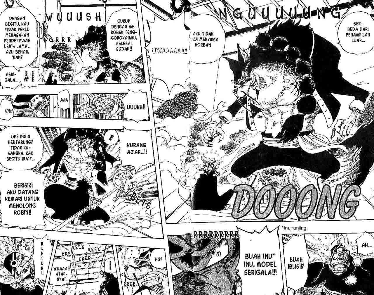 One Piece Chapter 401 Gambar 9