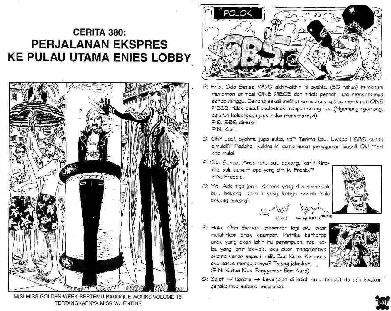 Baca Komik One Piece Chapter 380 Gambar 1