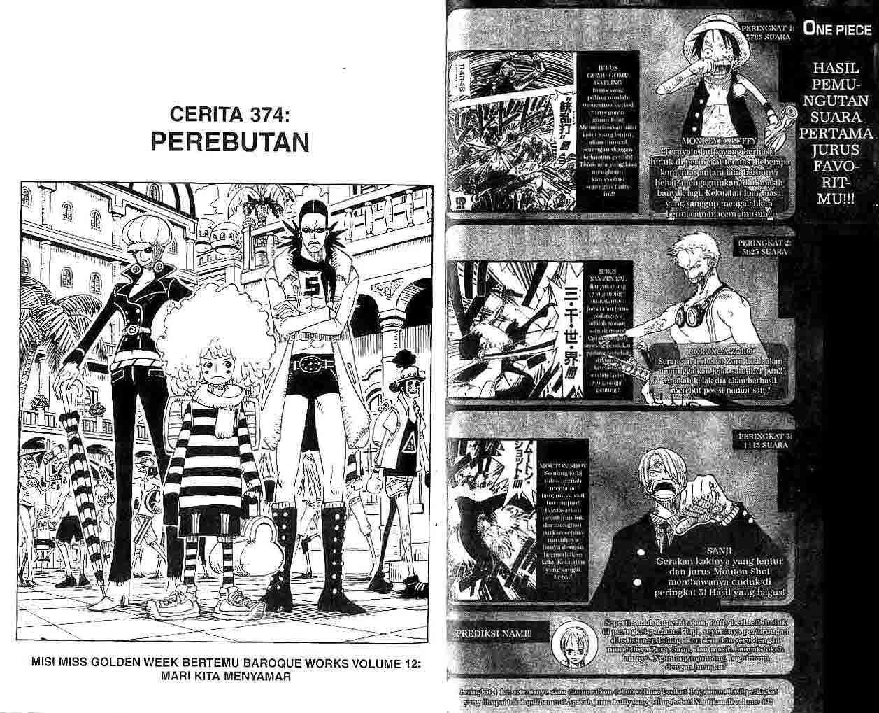 Baca Komik One Piece Chapter 374 Gambar 1