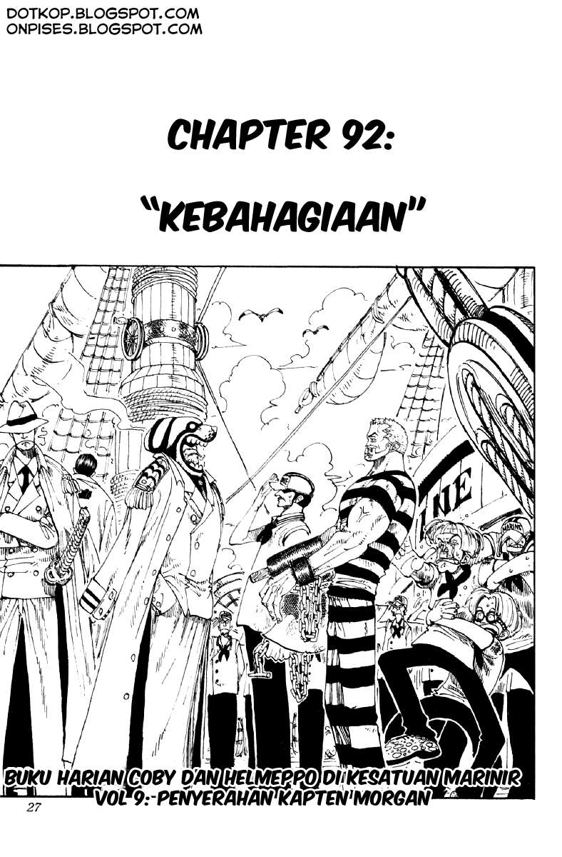 Baca Komik One Piece Chapter 92 Gambar 1