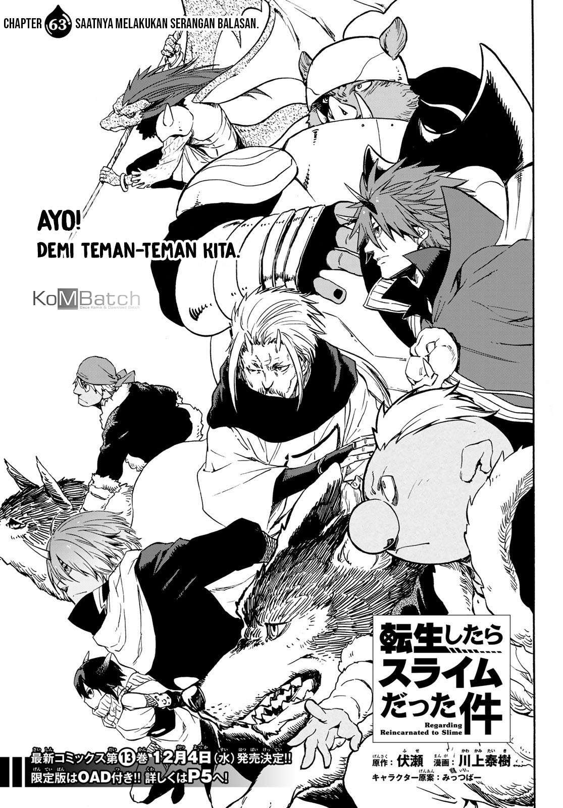 Baca Komik Tensei Shitara Slime Datta Ken Chapter 63 Gambar 1