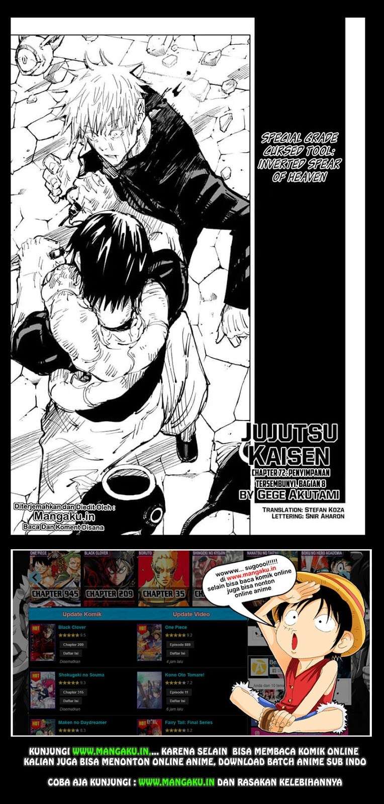 Baca Manga Jujutsu Kaisen Chapter 72 Gambar 2