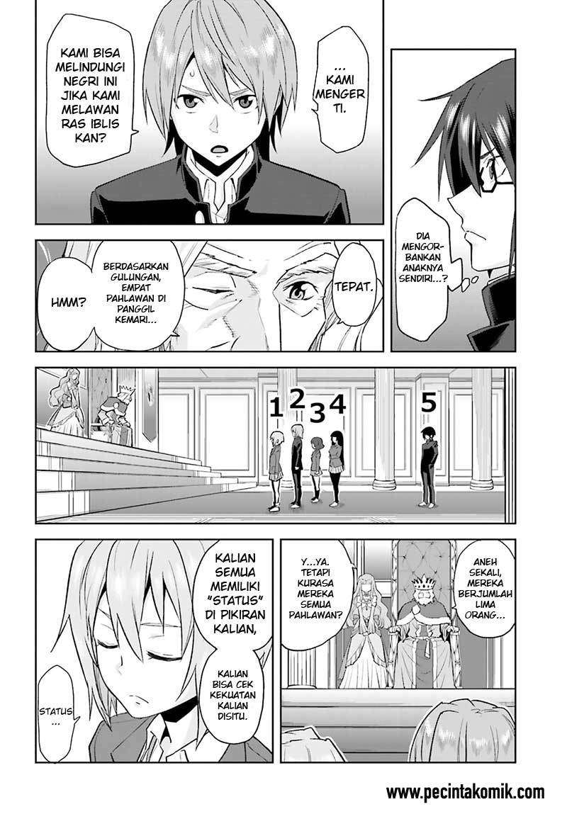 Konjiki no Moji Tsukai: Yuusha Yonin ni Makikomareta Unique Cheat Chapter 01 Gambar 17