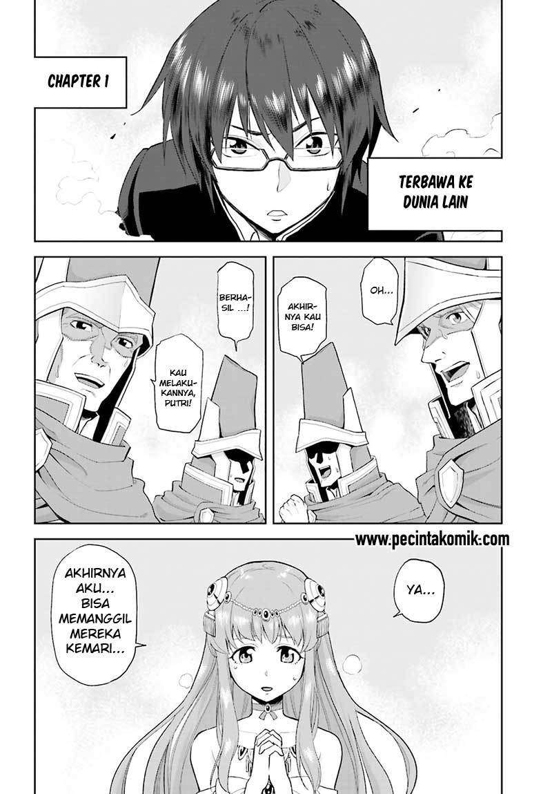 Konjiki no Moji Tsukai: Yuusha Yonin ni Makikomareta Unique Cheat Chapter 01 Gambar 8