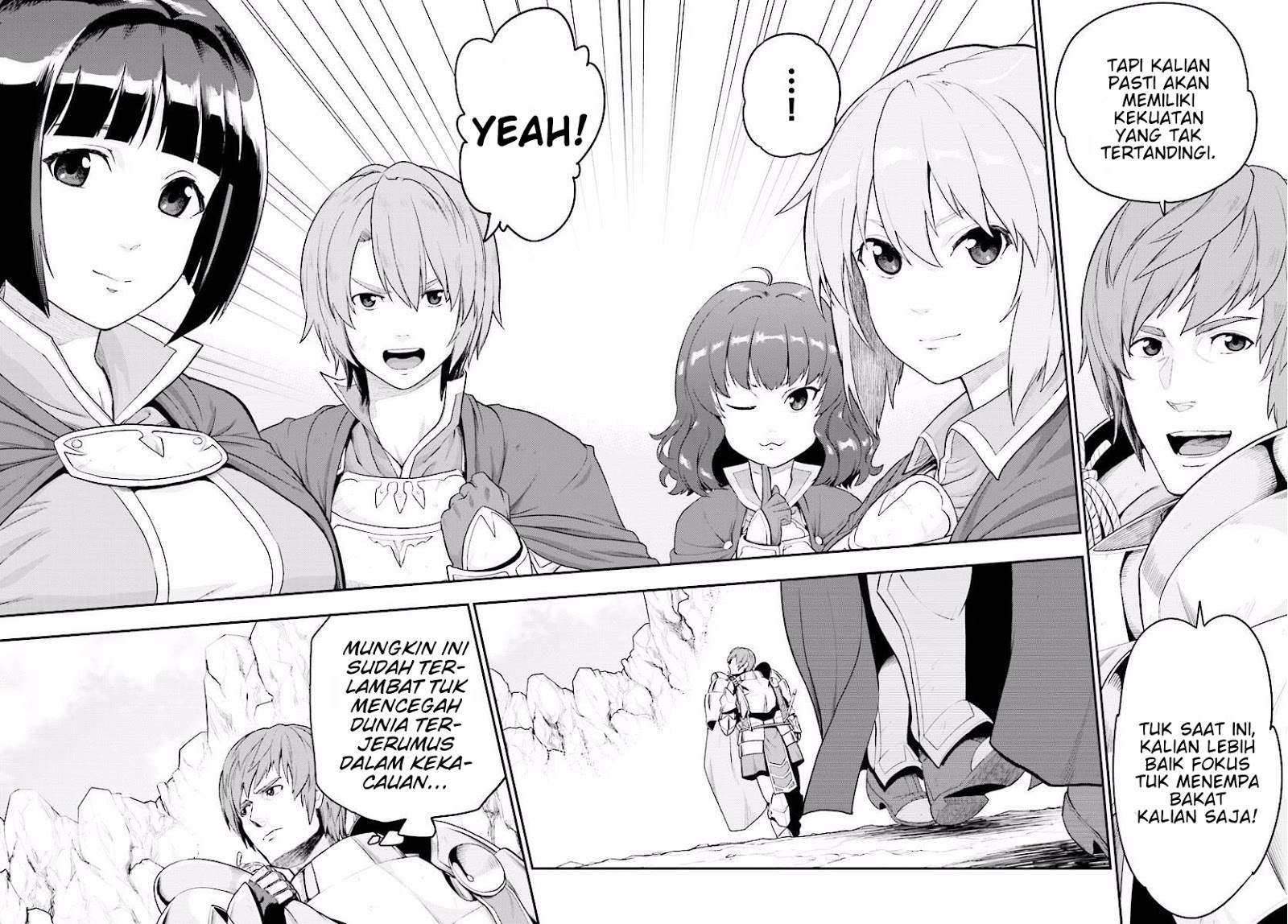 Konjiki no Moji Tsukai: Yuusha Yonin ni Makikomareta Unique Cheat Chapter 25 Gambar 17