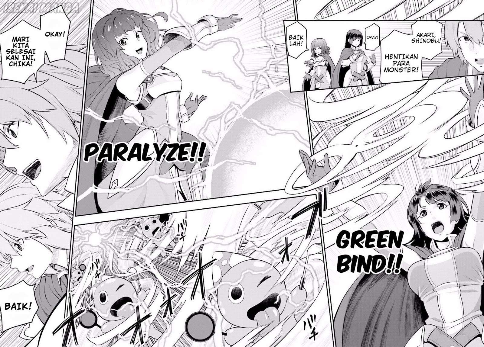 Konjiki no Moji Tsukai: Yuusha Yonin ni Makikomareta Unique Cheat Chapter 19 Gambar 9