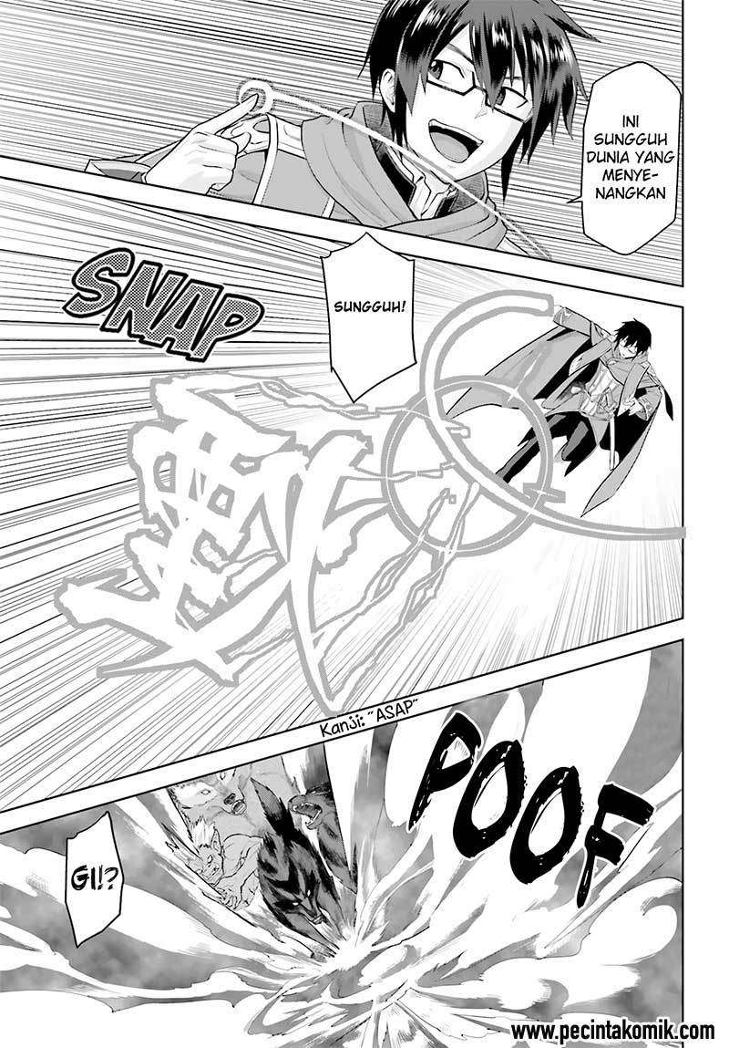 Konjiki no Moji Tsukai: Yuusha Yonin ni Makikomareta Unique Cheat Chapter 05 Gambar 6