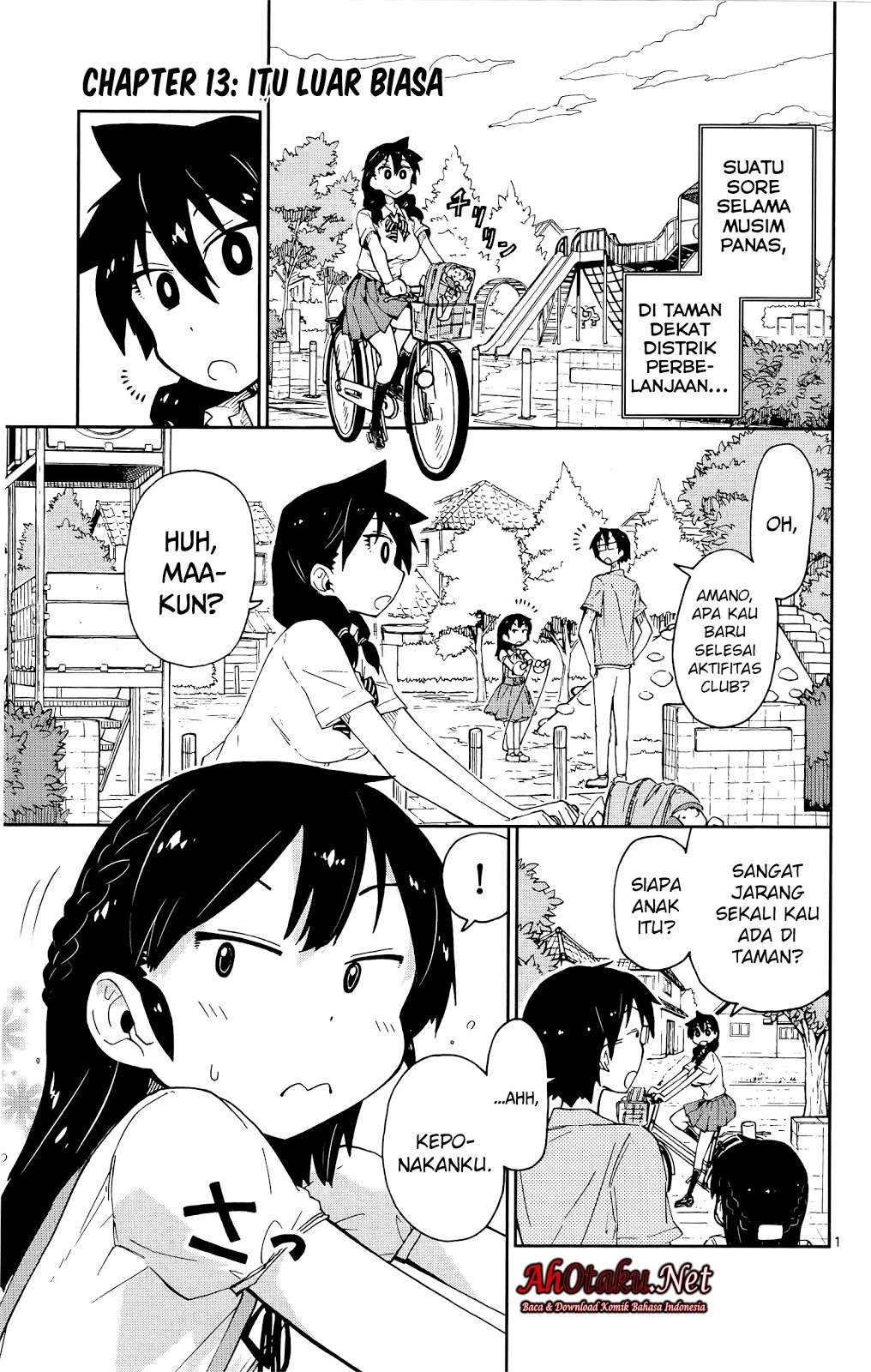 Baca Manga Amano Megumi wa Sukidarake! Chapter 13 Gambar 2