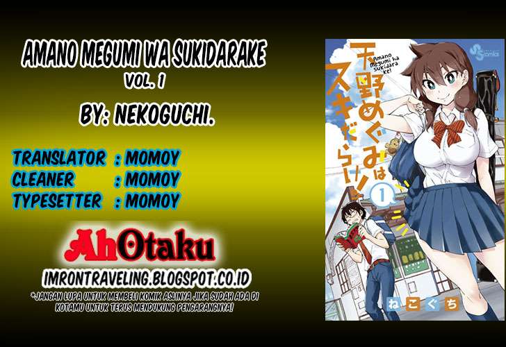 Amano Megumi wa Sukidarake! Chapter 08 Gambar 3