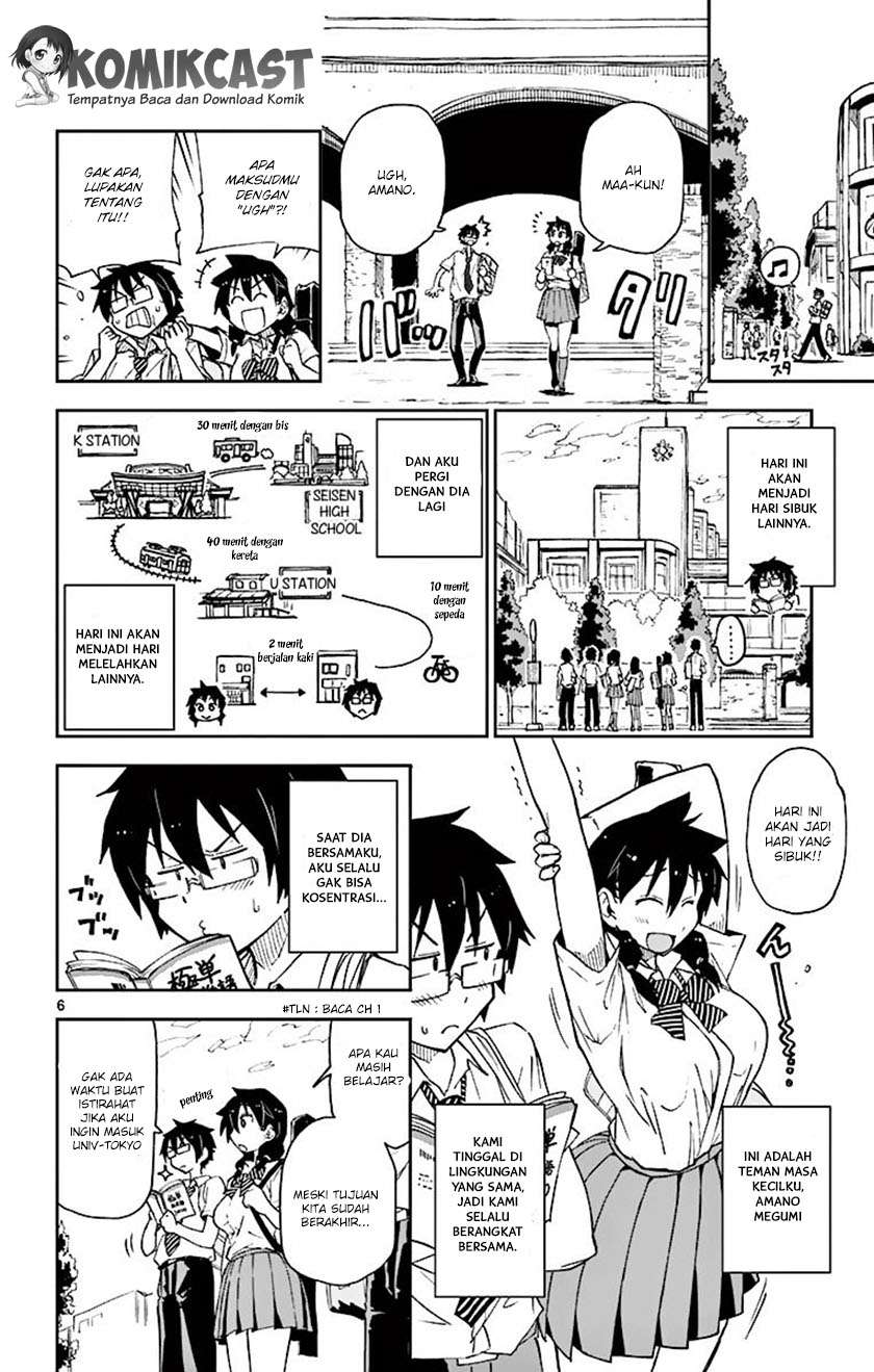 Amano Megumi wa Sukidarake! Chapter 03 Gambar 7