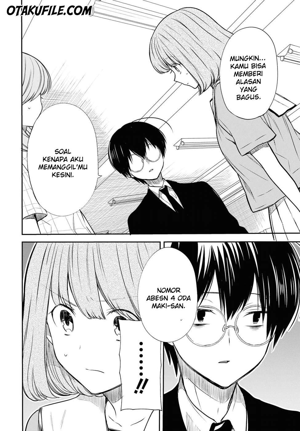 1-nen A-gumi no Monster Chapter 09 Gambar 4