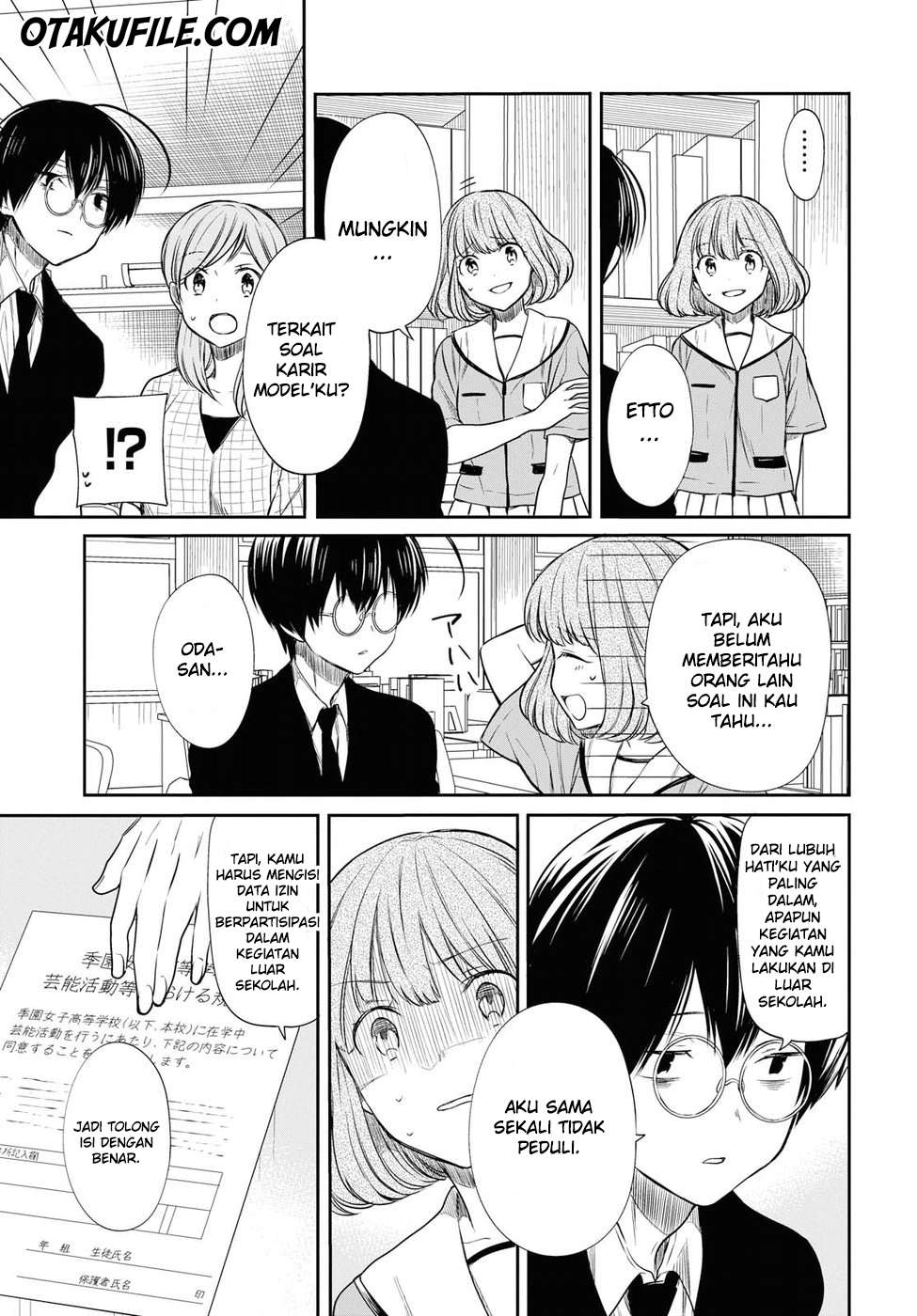 1-nen A-gumi no Monster Chapter 09 Gambar 5