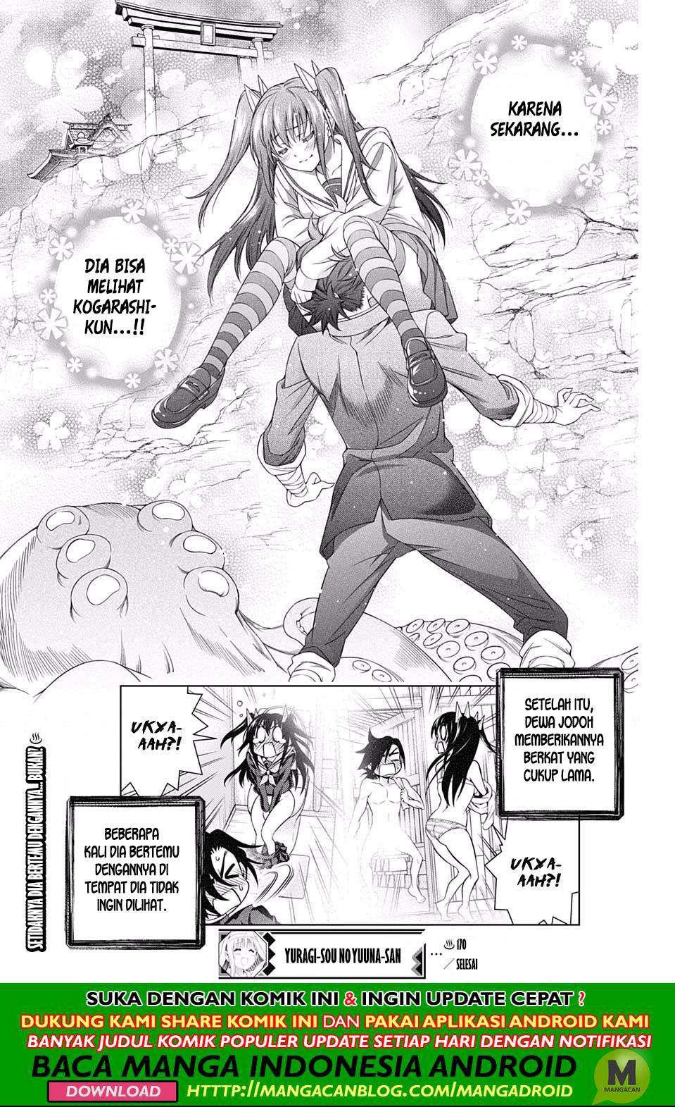 Yuragi-sou no Yuuna-san Chapter 170 Gambar 19
