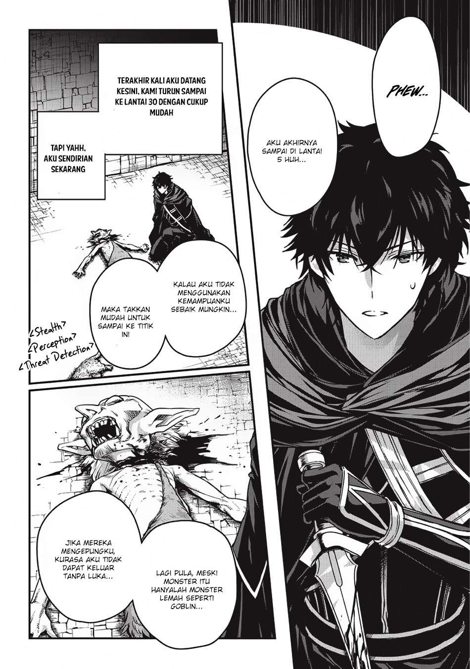 Assassin de aru ore no Sutetasu ga Yuusha yori mo Akiraka ni Tsuyoi Nodaga Chapter 05.2 Gambar 4