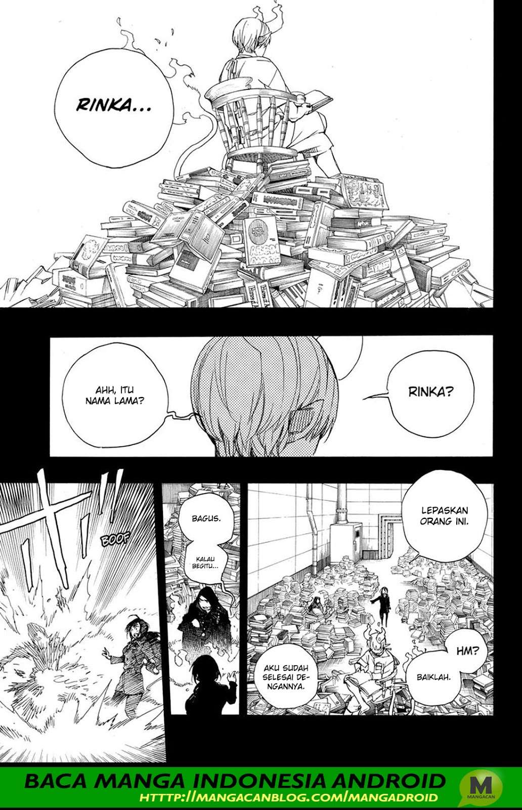Ao no Exorcist Chapter 105 Gambar 33