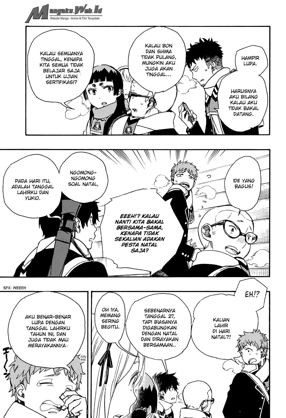 Ao no Exorcist Chapter 87 Gambar 29