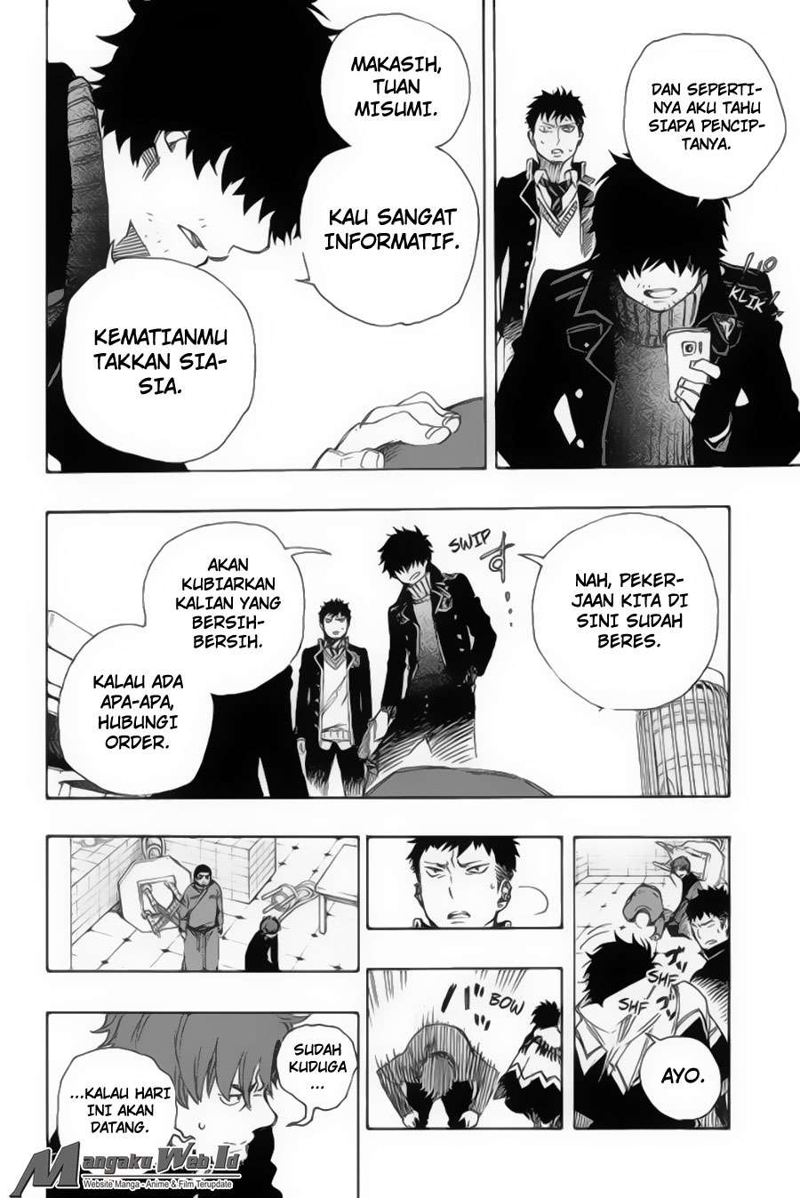 Ao no Exorcist Chapter 83 Gambar 35