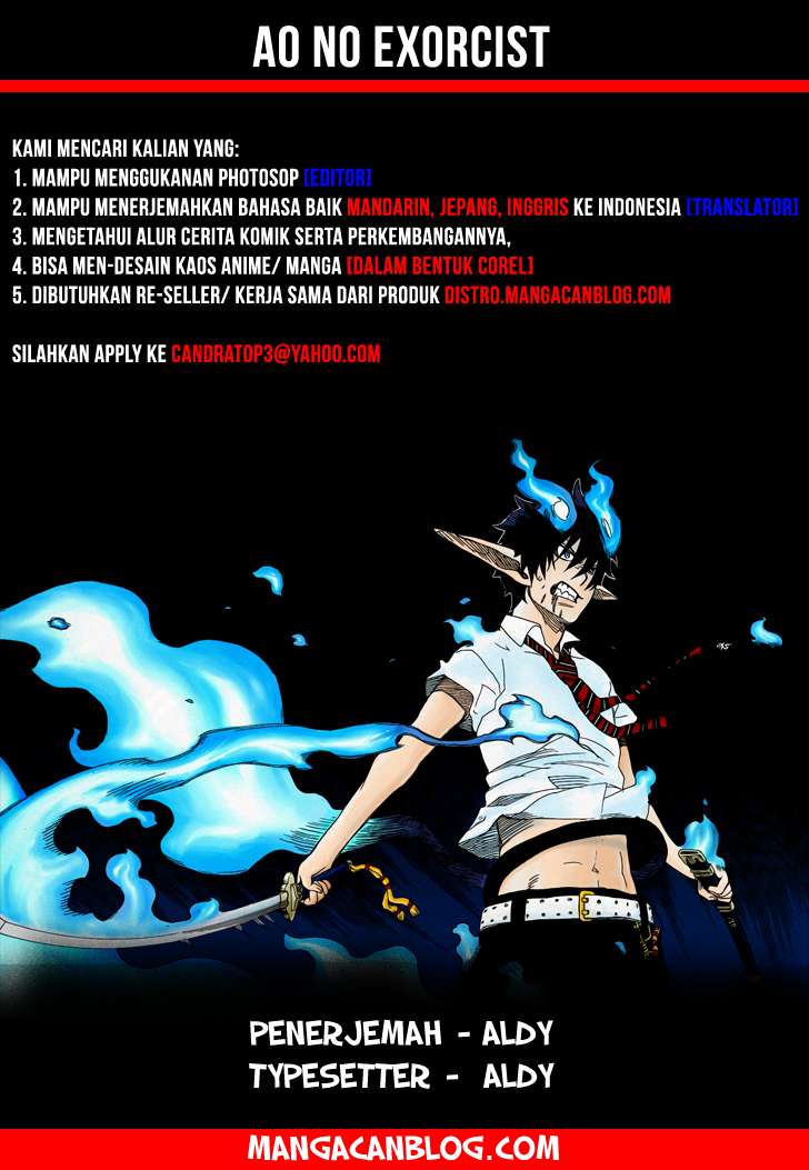 Baca Komik Ao no Exorcist Chapter 61 Gambar 1