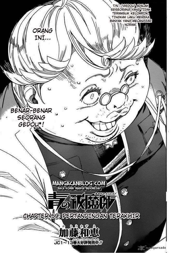 Baca Komik Ao no Exorcist Chapter 59 Gambar 1