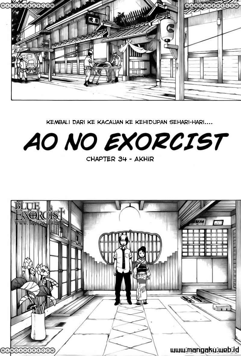 Ao no Exorcist Chapter 34 Gambar 12