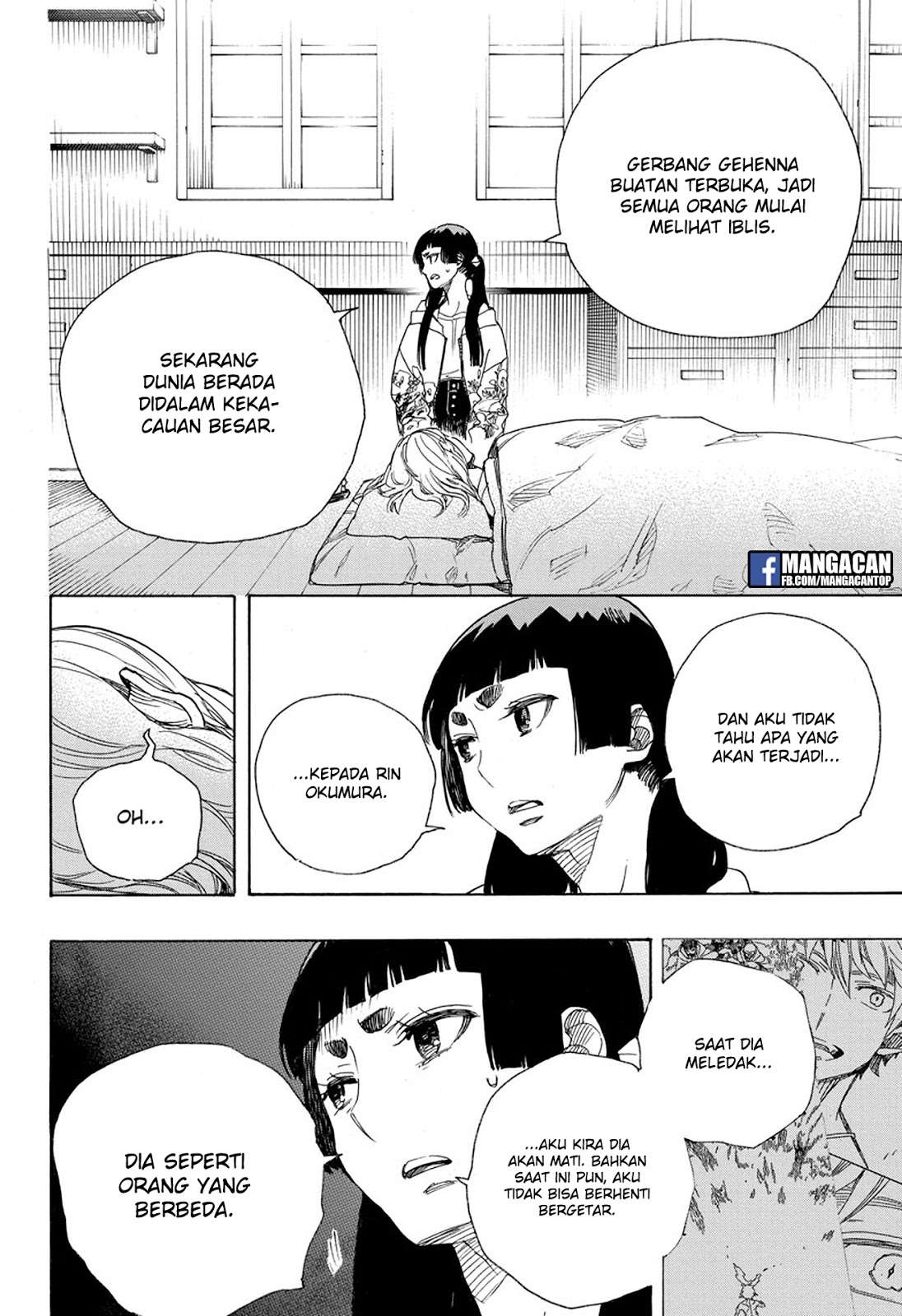 Ao no Exorcist Chapter 99.2 Gambar 9