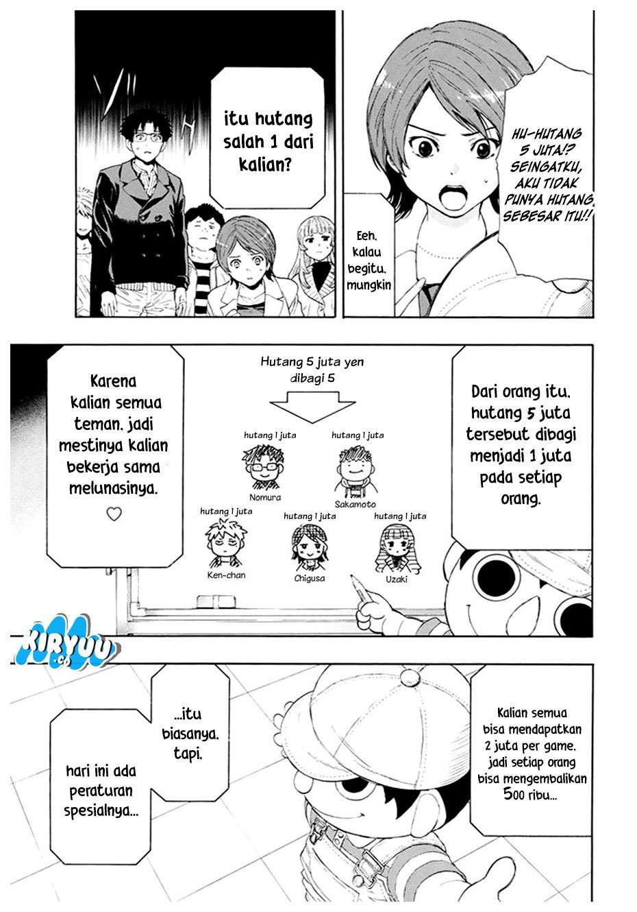 Tomodachi Game Chapter 7.1 Gambar 14