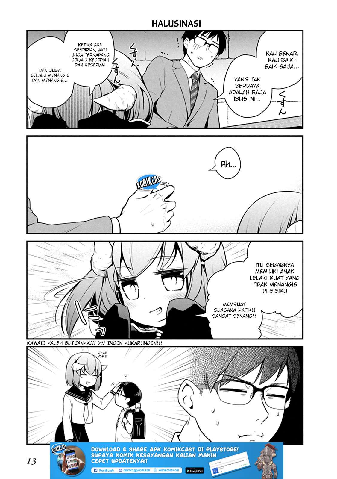 Maou No Kawaii Yamada Wa Yoiko Chapter 1.2 Gambar 6