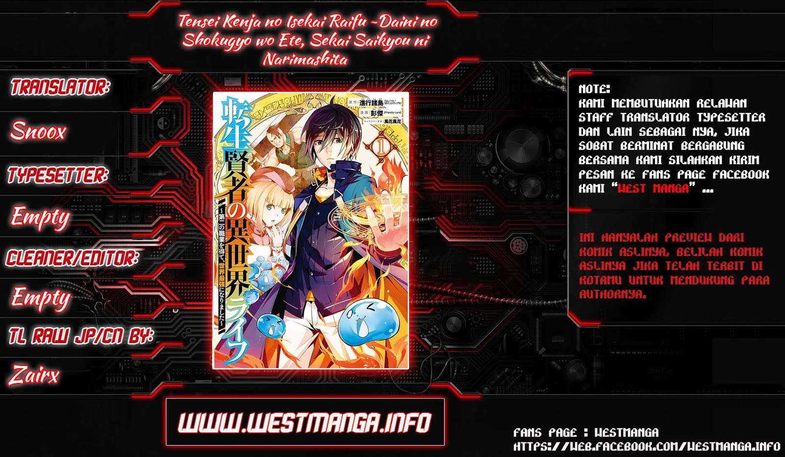 Baca  Tensei Kenja no Isekai Raifu Chapter 1.2 Gambar 2