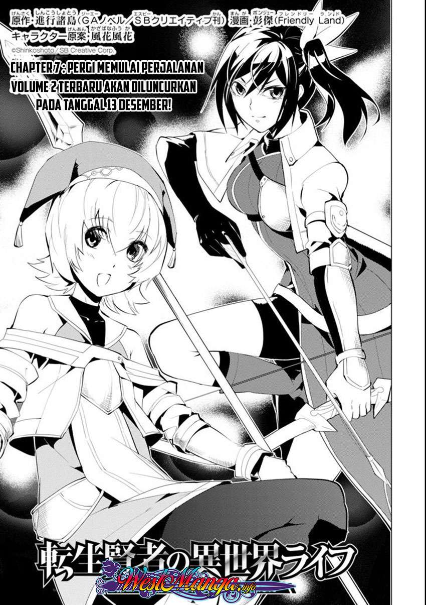 Baca Komik Tensei Kenja no Isekai Raifu Chapter 7.1 Gambar 1