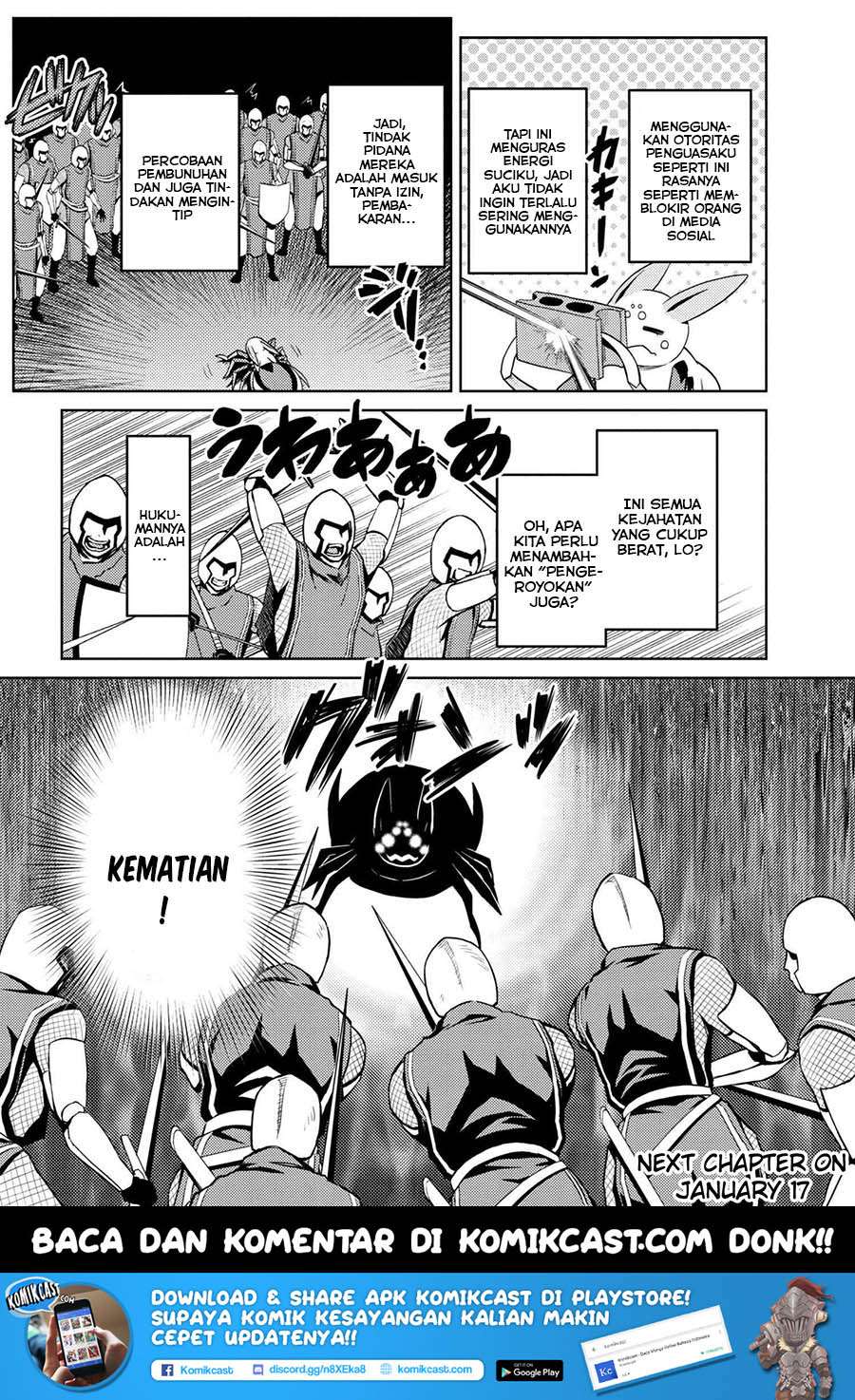 Kumo desu ga, Nani ka? Chapter 33.1 Gambar 18