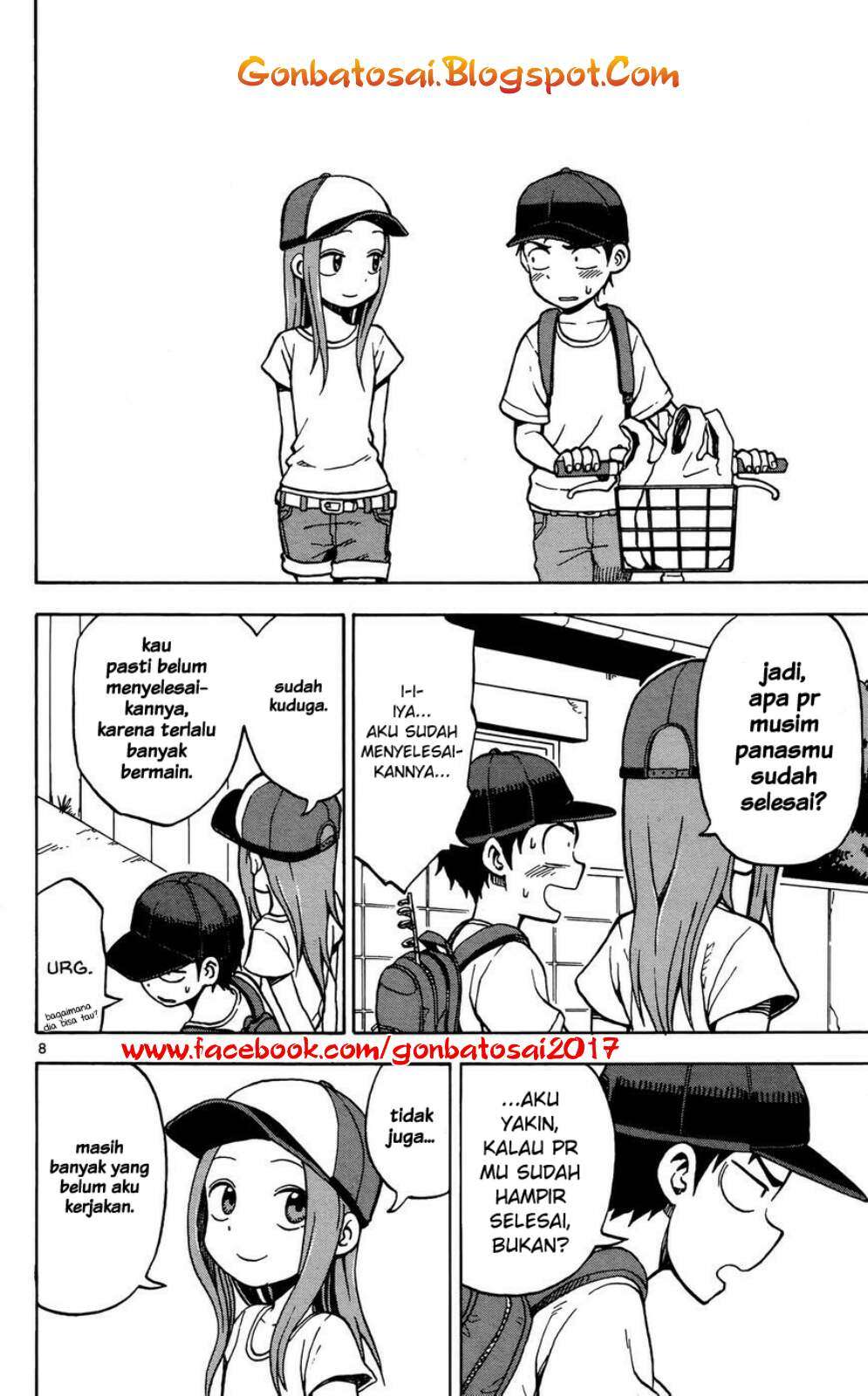 Karakai Jouzu no Takagi-san Chapter 28.5 Gambar 11