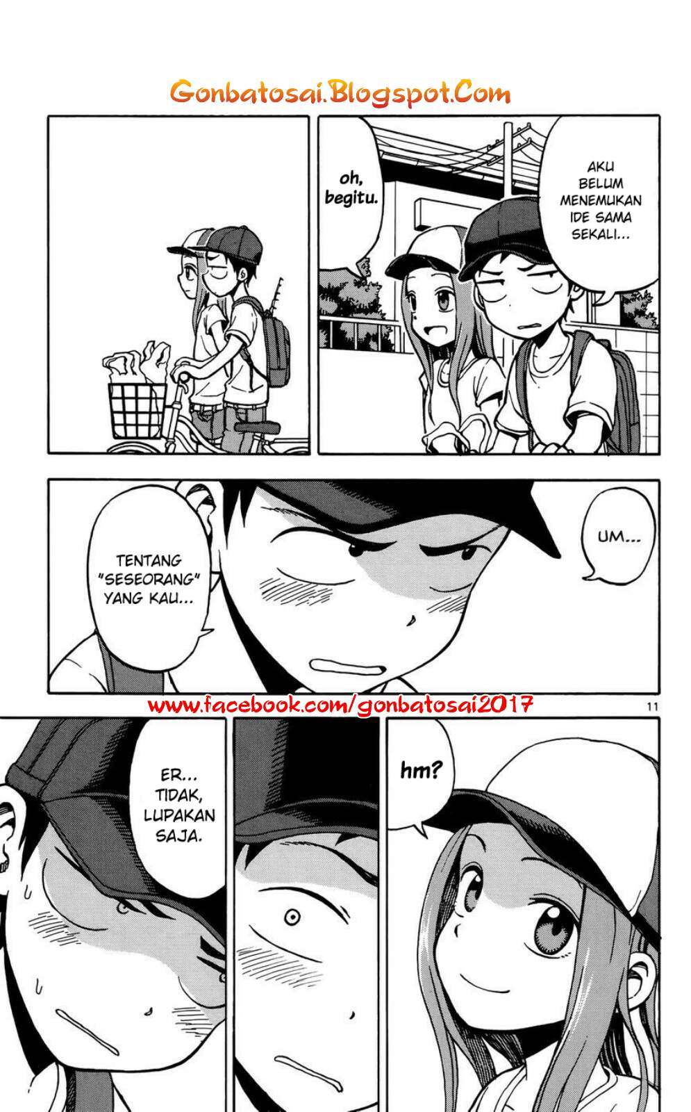 Karakai Jouzu no Takagi-san Chapter 28.5 Gambar 14