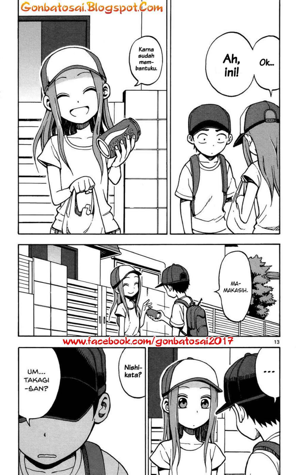 Karakai Jouzu no Takagi-san Chapter 28.5 Gambar 16