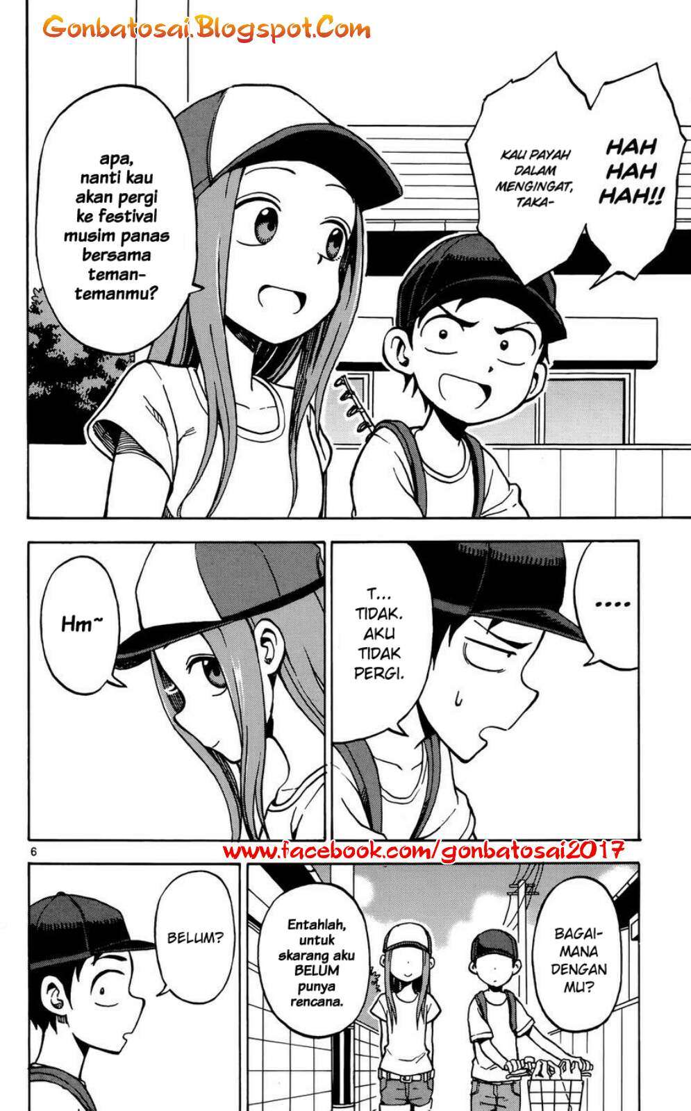 Karakai Jouzu no Takagi-san Chapter 28.5 Gambar 9