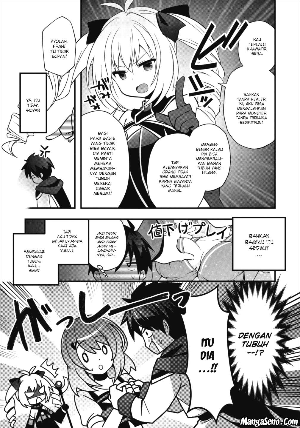 Isekai no Meikyuu Toshi de Chiyu Mahoutsukai Yattemasu Chapter 6.1 Gambar 10