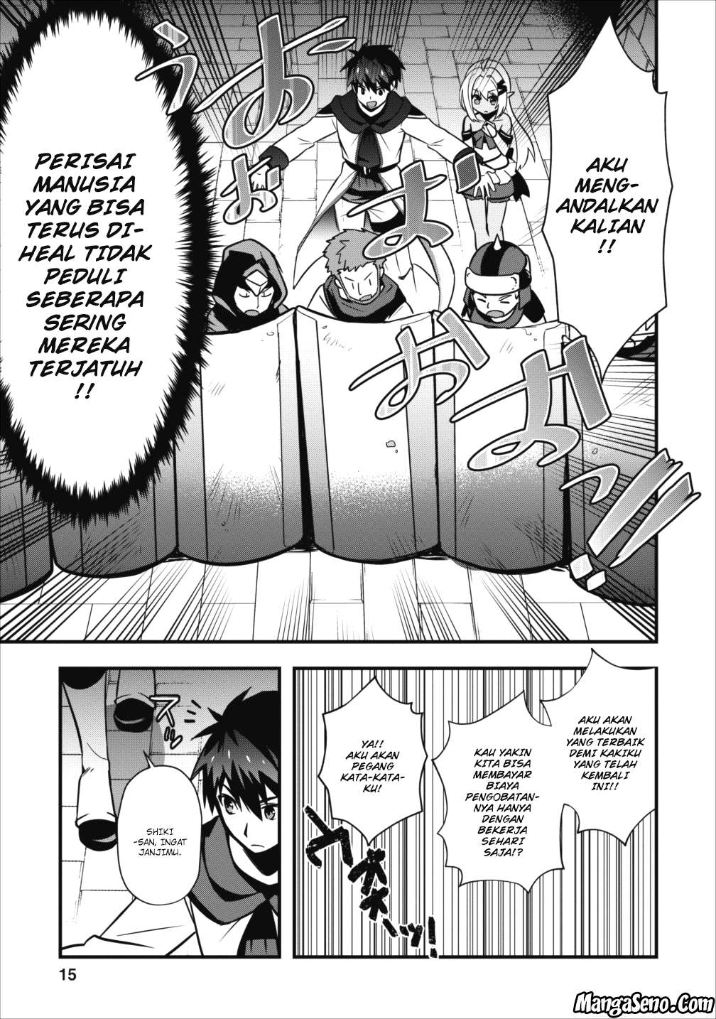 Isekai no Meikyuu Toshi de Chiyu Mahoutsukai Yattemasu Chapter 6.1 Gambar 14