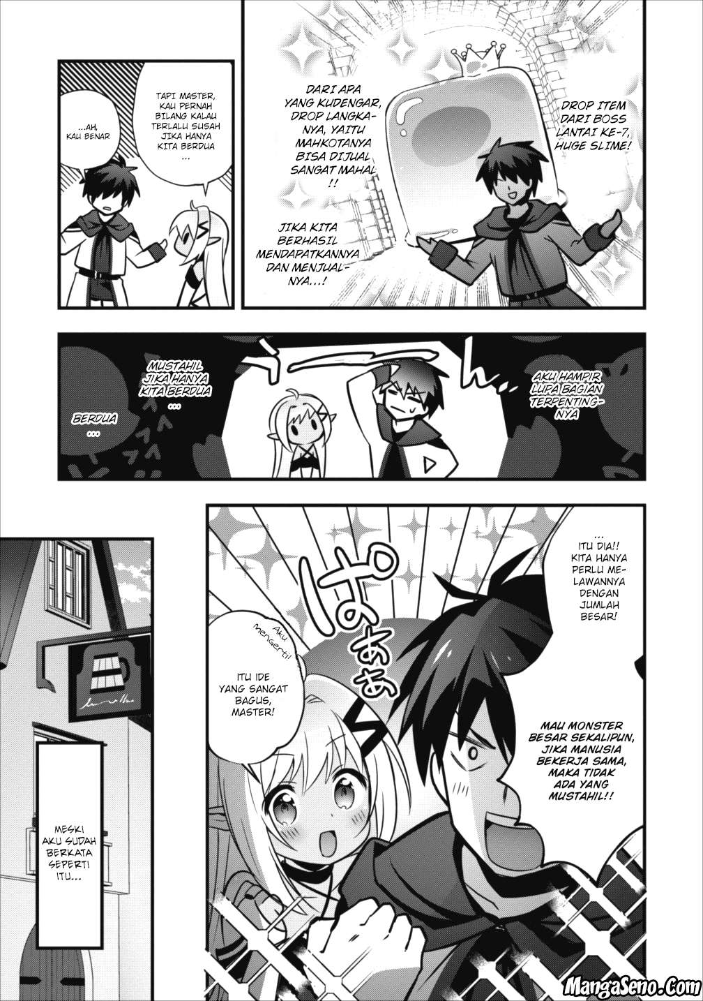 Isekai no Meikyuu Toshi de Chiyu Mahoutsukai Yattemasu Chapter 6.1 Gambar 4