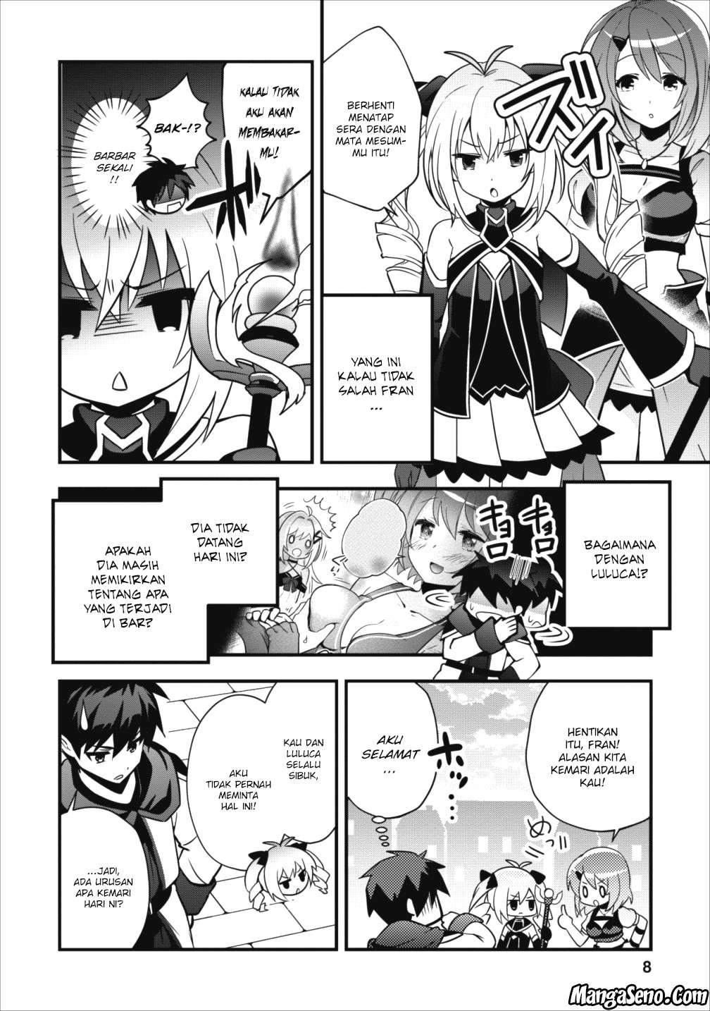 Isekai no Meikyuu Toshi de Chiyu Mahoutsukai Yattemasu Chapter 6.1 Gambar 7