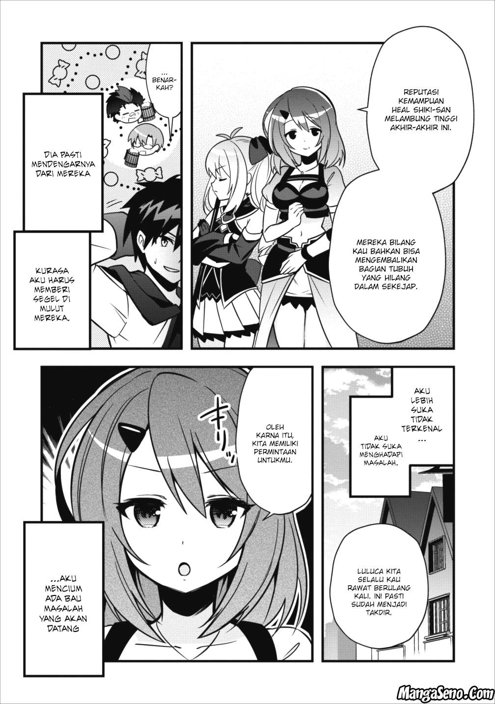 Isekai no Meikyuu Toshi de Chiyu Mahoutsukai Yattemasu Chapter 6.1 Gambar 8