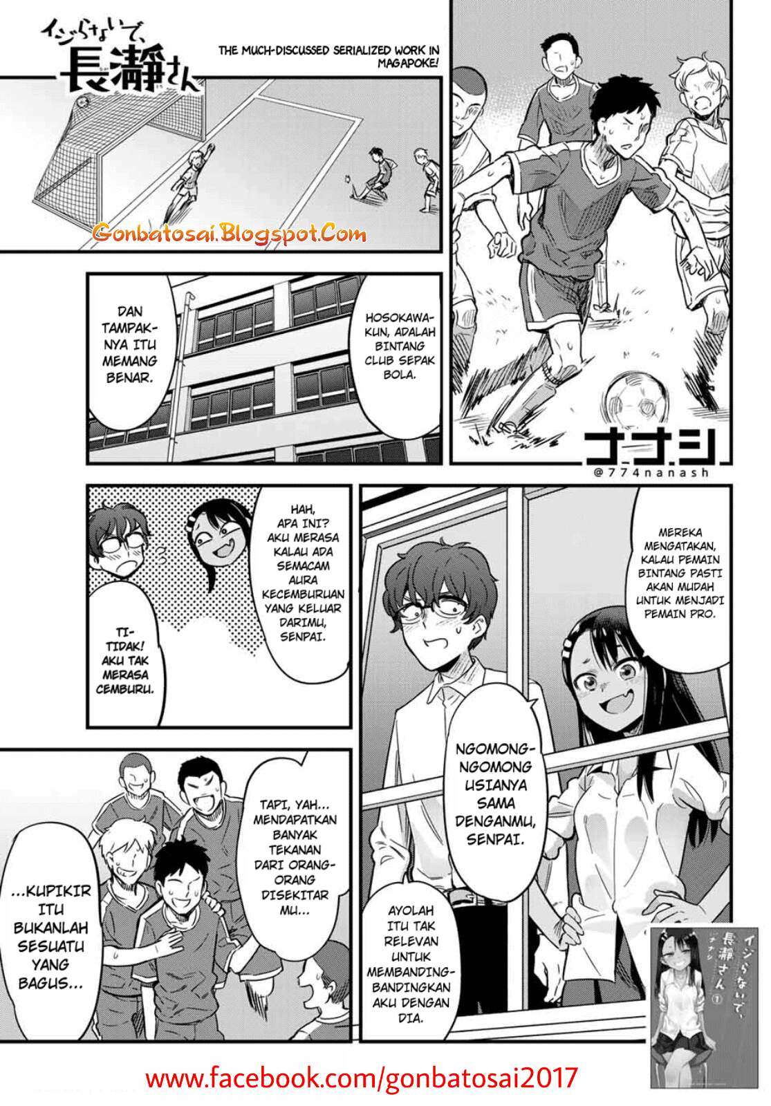 Baca Komik Ijiranaide, Nagatoro-san Chapter 10.1 Gambar 1