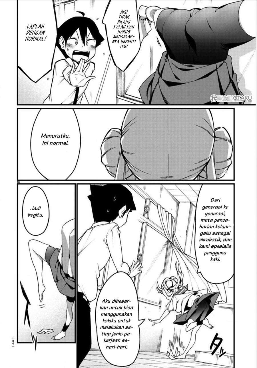 Ashigei Shoujo Komura-san Chapter 01 Gambar 19