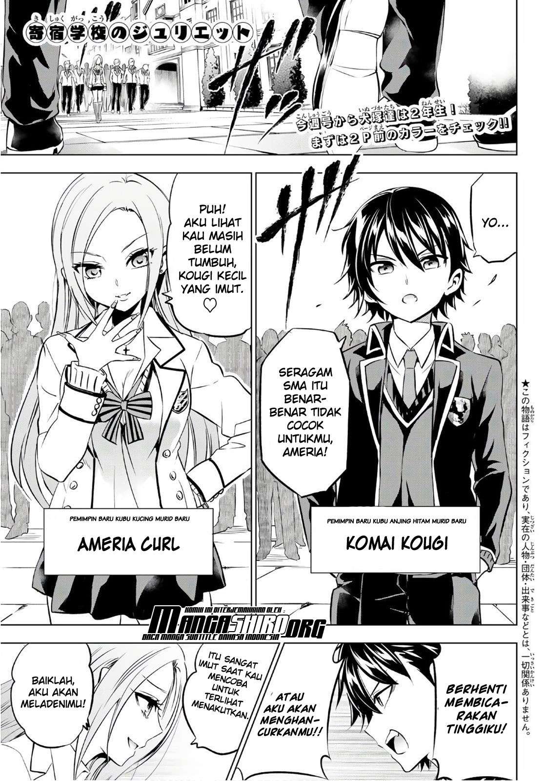 Baca Manga Kishuku Gakkou no Juliet Chapter 70 Gambar 2