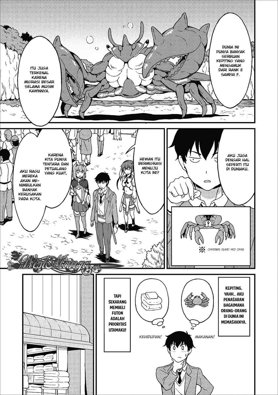 Taberu dake de Level-Up! Damegami to Issho ni Isekai Musou Chapter 07 Gambar 28