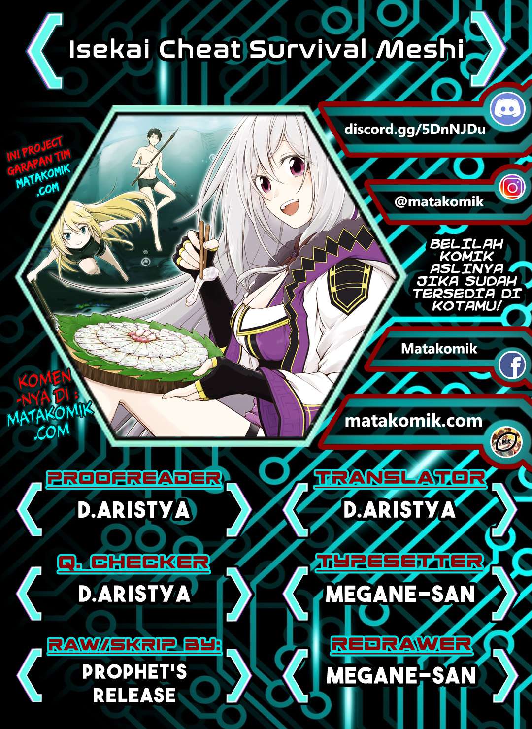 Baca Komik Isekai Cheat Survival Meshi Chapter 8 Gambar 1